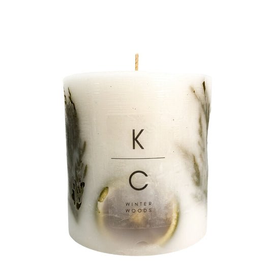 Botanical Winter Woods-Infused Candle